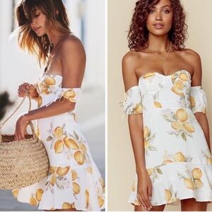 For Love & Lemons Lemon Dress